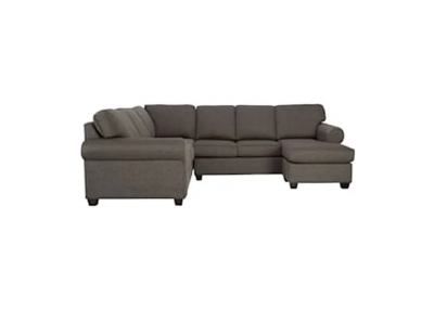 Decor-Rest Astro Right Facing 2 Piece Sectional in Peppercorn - Astro Sectional (Right)