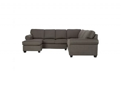 Decor-Rest Astro Left Facing 2 Piece Sectional in Peppercorn - Astro Sectional (Left)