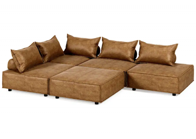 Ashley Bales 5 Piece Modular Sectional in Brown AFHS-1562935K - A3000243A5