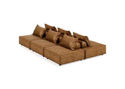 Ashley Bales 6 Piece Modular Sectional in Brown AFHS-1562936K - A3000243A6